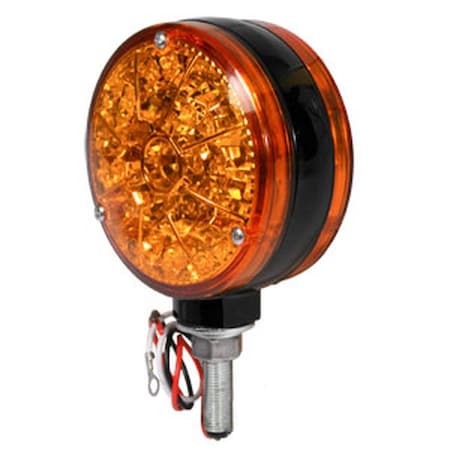 Aftermarket Safety Light Amber, LED, 12 Volt Fits AllisChalmers, Fits CaseIH,  28A43